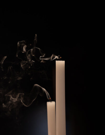 Des bougies pour une ambiance charmante